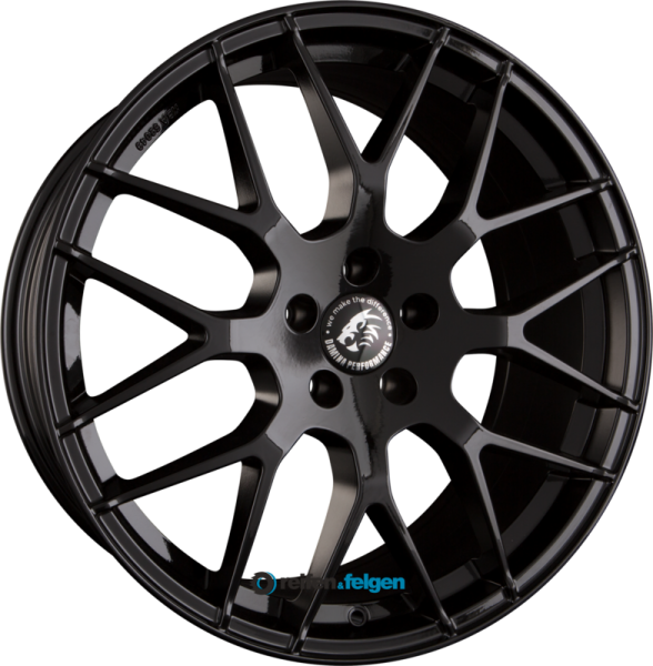 Damina Performance DM01 9x20 ET40 5x112 NB66.6 Black