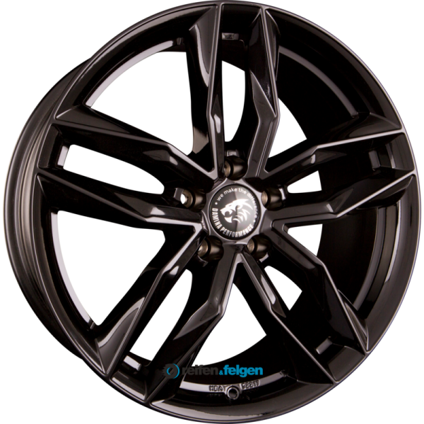 Damina Performance DM05 8.5x19 ET35 5x112 NB66.6 Black