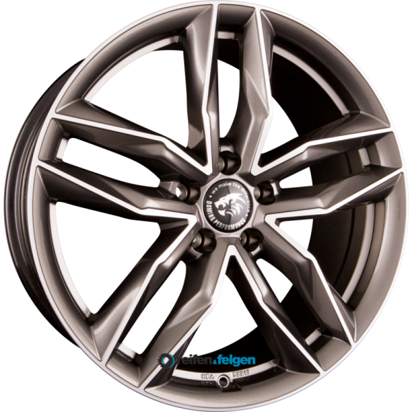 Damina Performance DM05 8.5x19 ET45 5x112 NB66.6 Anthrazit Polished