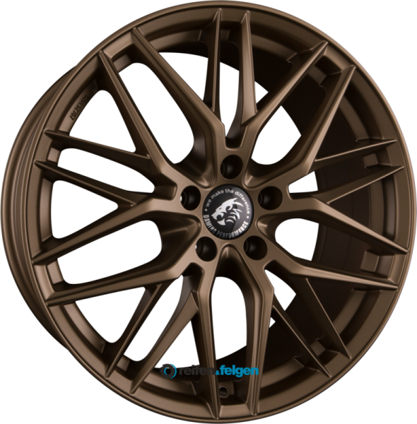 Damina Performance DM08 8.5x19 ET30 5x112 NB66.6 Matt Bronze Painted