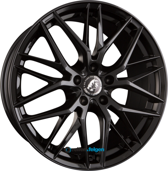 Damina Performance DM08 8.5x19 ET35 5x112 NB66.6 Black Painted