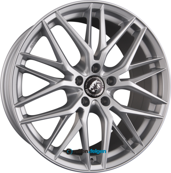 Damina Performance DM08 8.5x19 ET35 5x120 NB72.6 Silver Painted