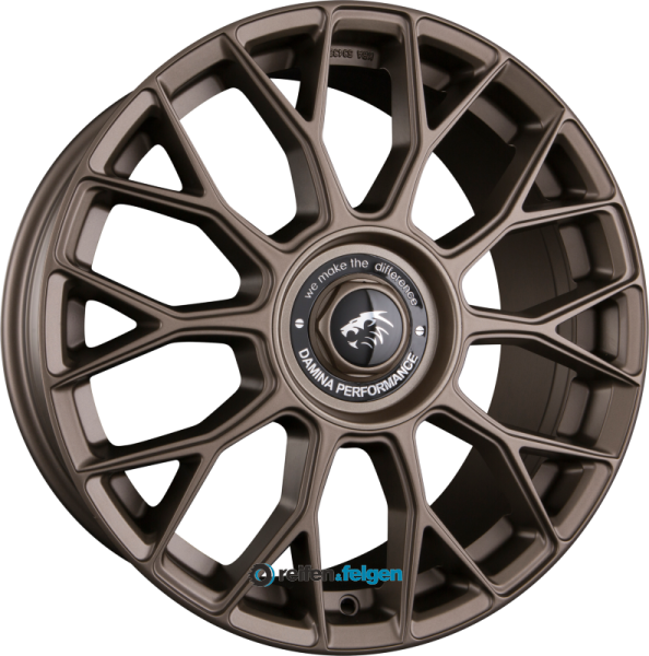 Damina Performance DM10 8.5x19 ET45 5x108 5x114.3 NB72.6 Bronze Matt