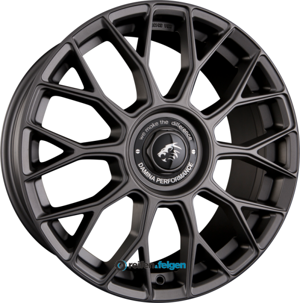 Damina Performance DM10 8.5x19 ET45 5x108 5x114.3 NB72.6 Grey Matt