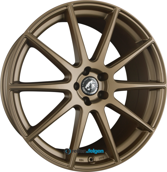 Damina Performance DM19 10x22 ET20 5x112 NB66.6 Bronze Matt