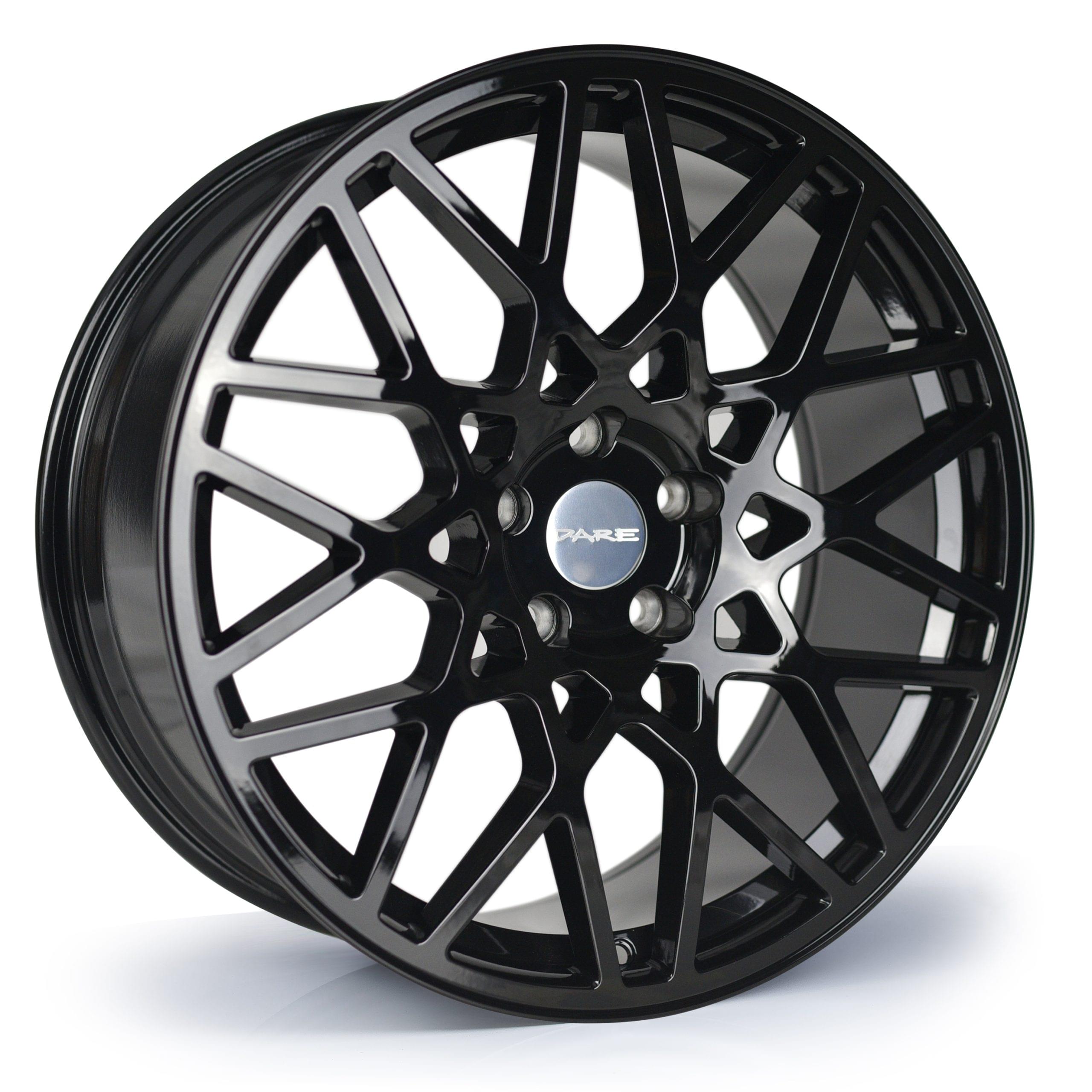 Dare LG2 8X18 5x112 ET42 NB73.1 Gloss Black