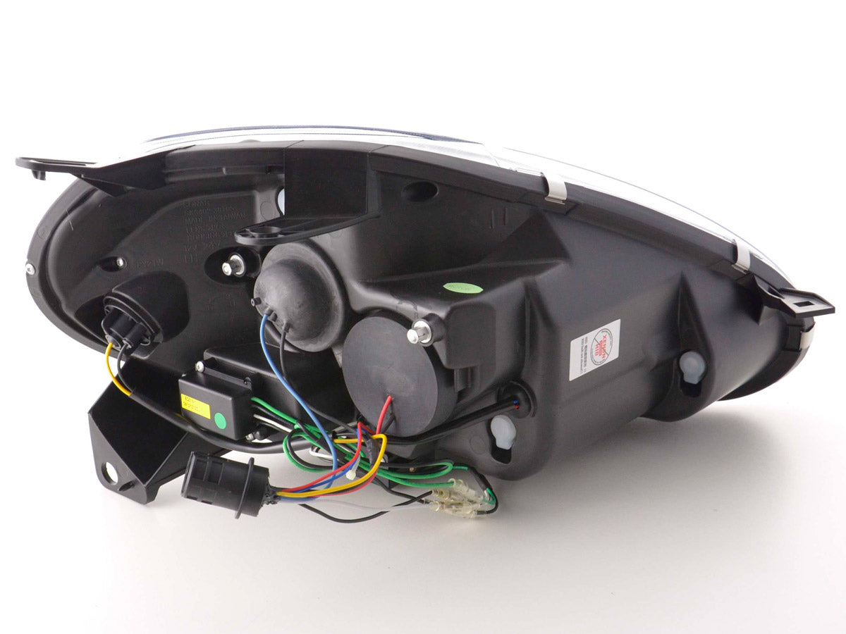 Scheinwerfer Set Daylight LED TFL-Optik Fiat Grande Punto Typ 199 Bj. 05-08 chrom