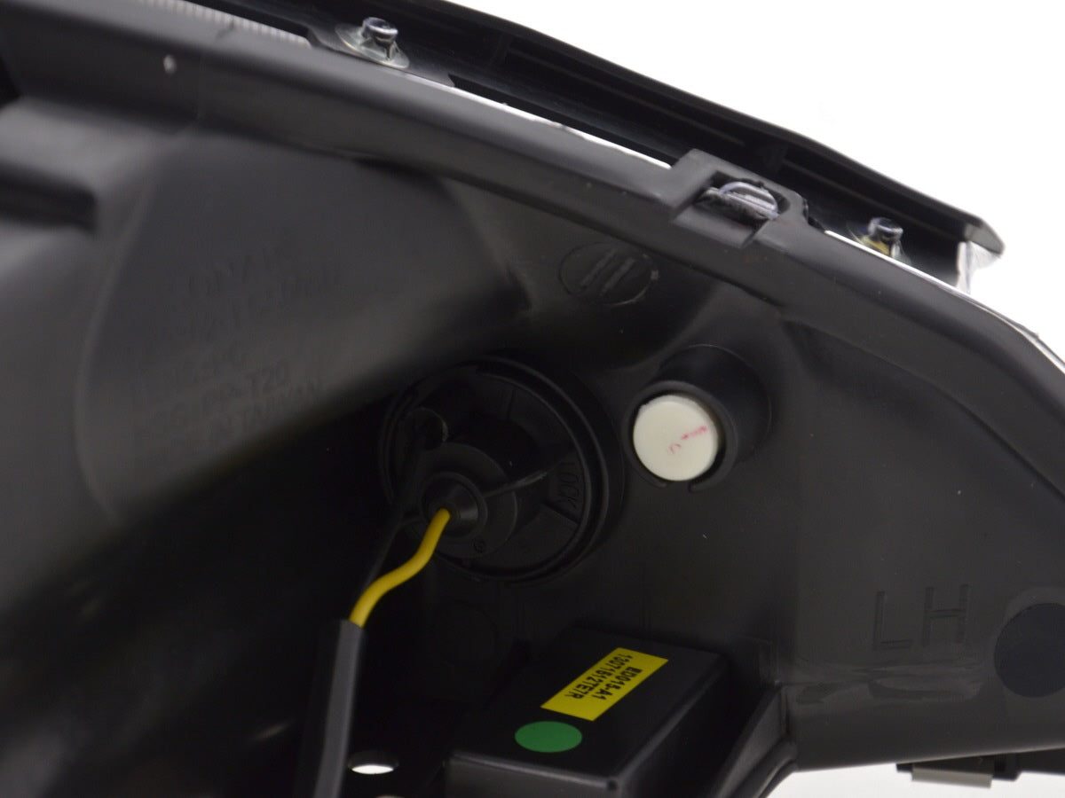 Scheinwerfer Set Daylight LED TFL-Optik Ford Focus 3/4/5-trg. Bj. 01-04 schwarz für Rechtslenker