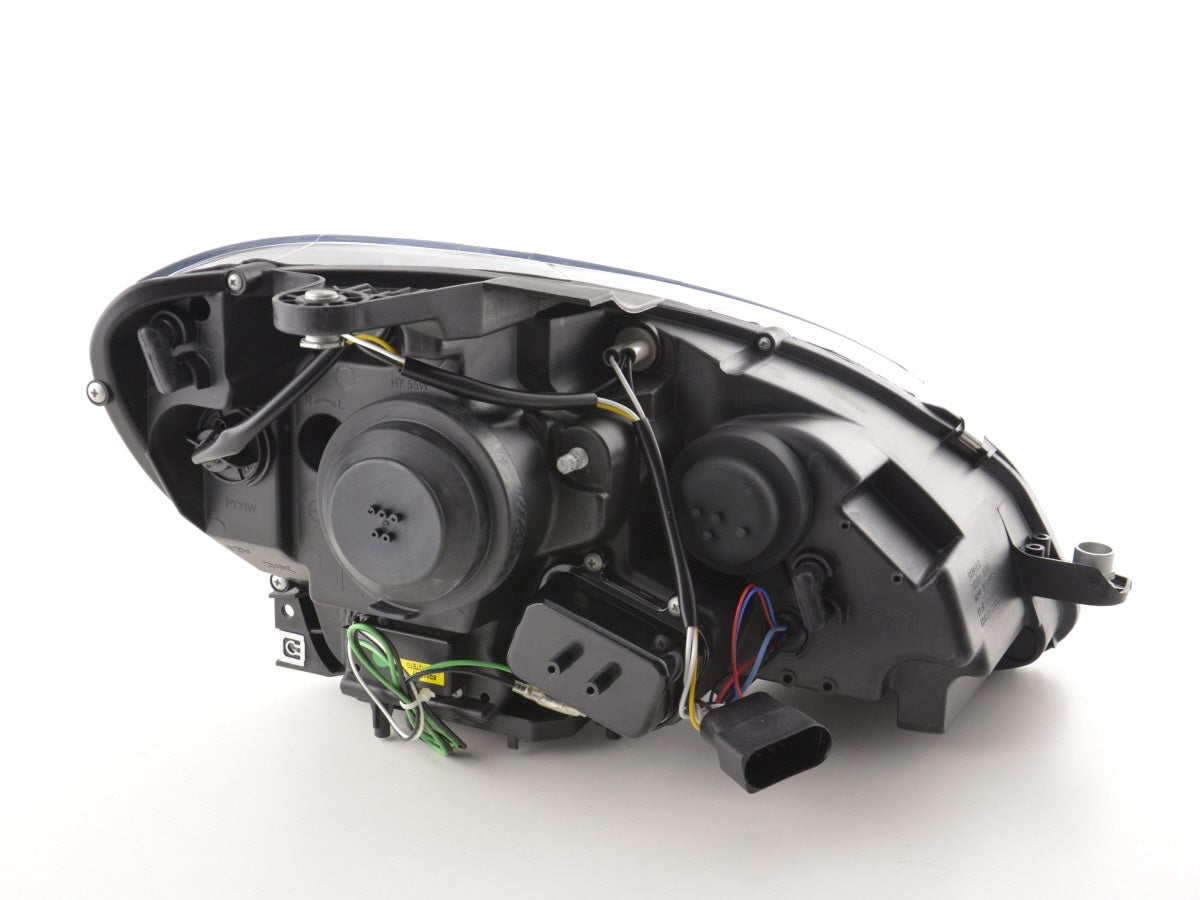 Scheinwerfer Set Daylight LED TFL-Optik Mercedes C-Klasse W204 07-10 schwarz