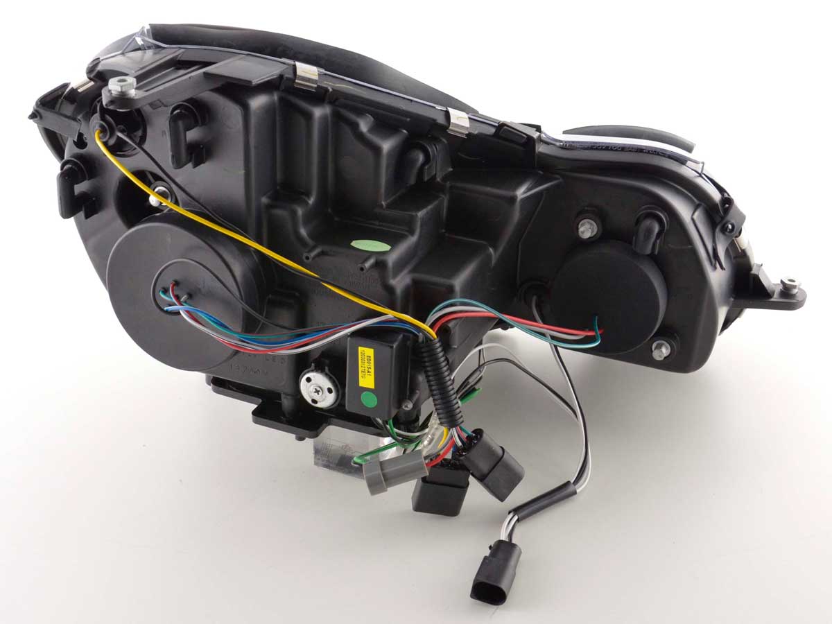 Scheinwerfer Set Daylight LED TFL-Optik Mercedes E-Klasse 211 Bj. 02-06 schwarz