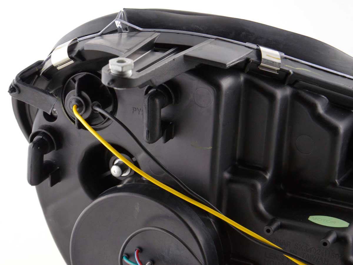 Scheinwerfer Set Daylight LED TFL-Optik Mercedes E-Klasse 211 Bj. 02-06 schwarz