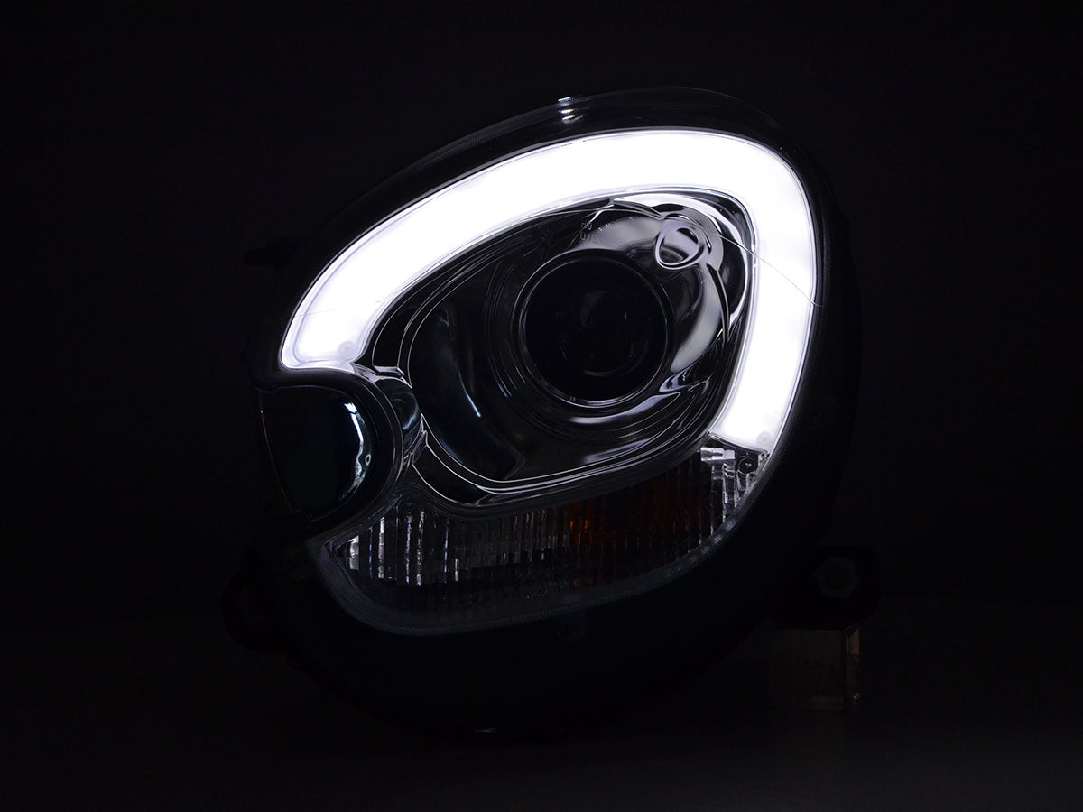 Scheinwerfer Set Daylight LED TFL-Optik Mini Countryman (R60) Bj. 10-17 chrom