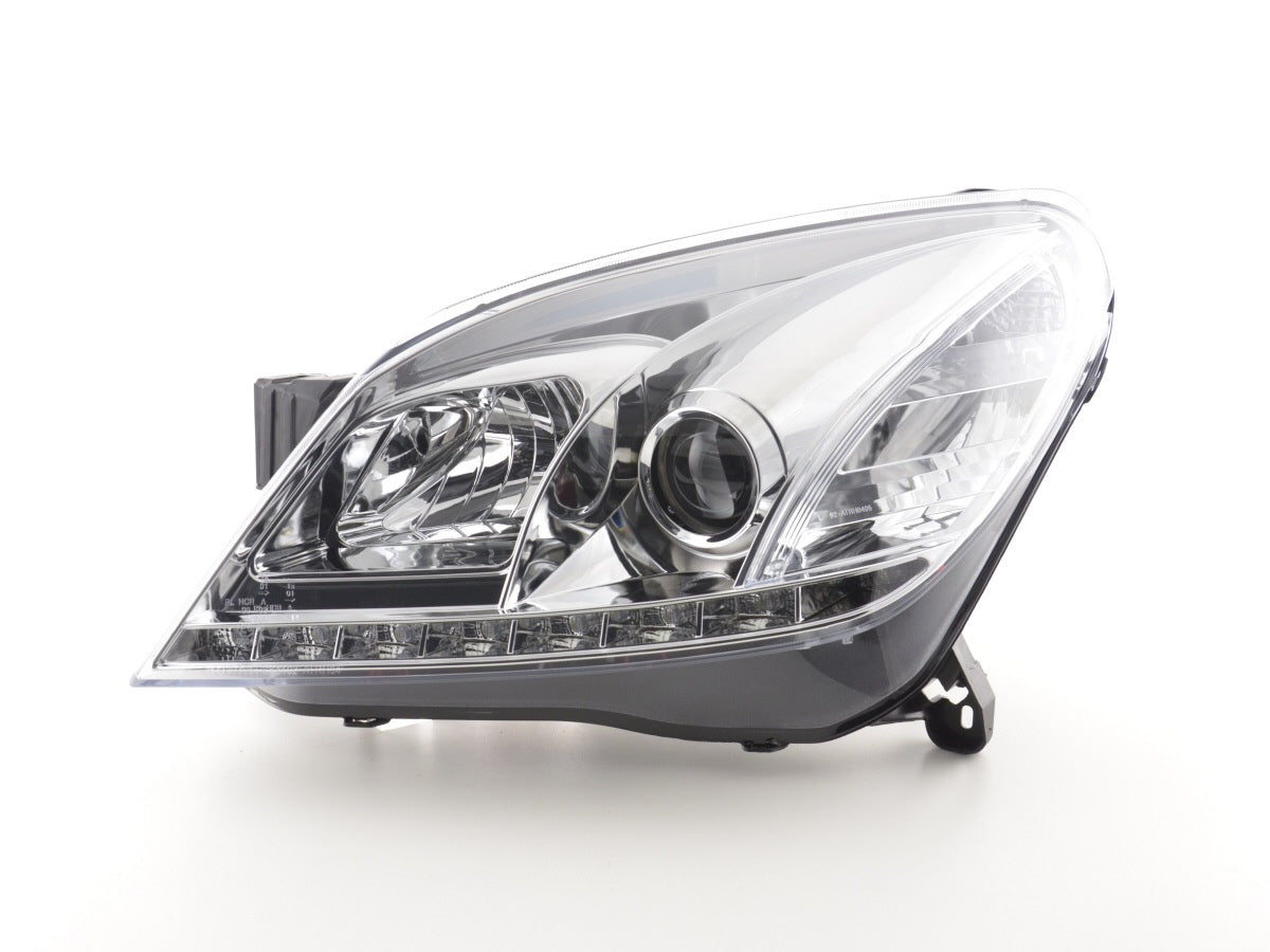 Scheinwerfer Set Daylight LED Tagfahrlicht Opel Astra H Bj. 04-09 chrom