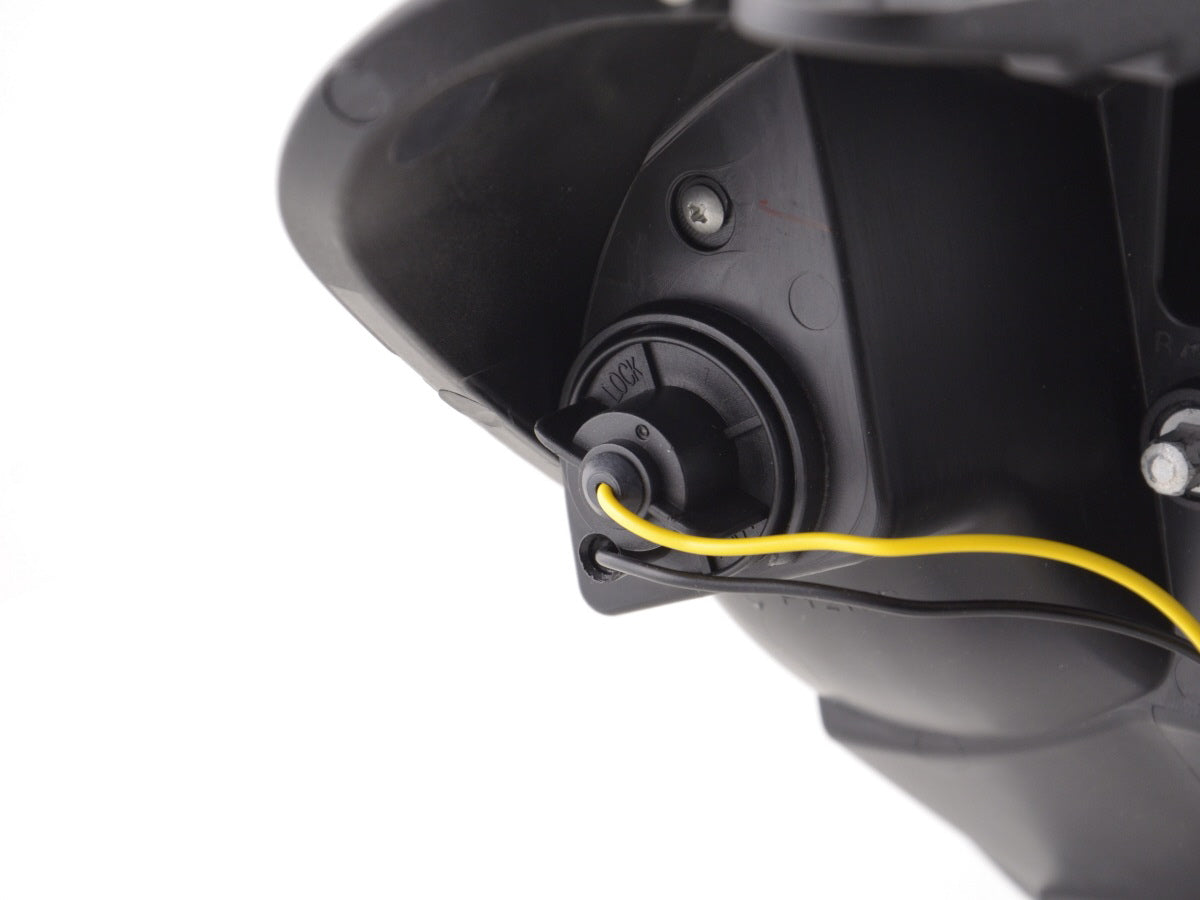 Scheinwerfer Set Daylight LED TFL-Optik Opel Astra H Bj. 04-10 chrom für Rechtslenker