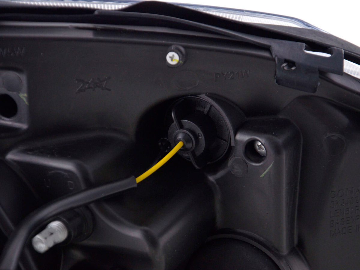 Scheinwerfer Set Daylight LED TFL-Optik Opel Vectra C Bj. 02-05 schwarz