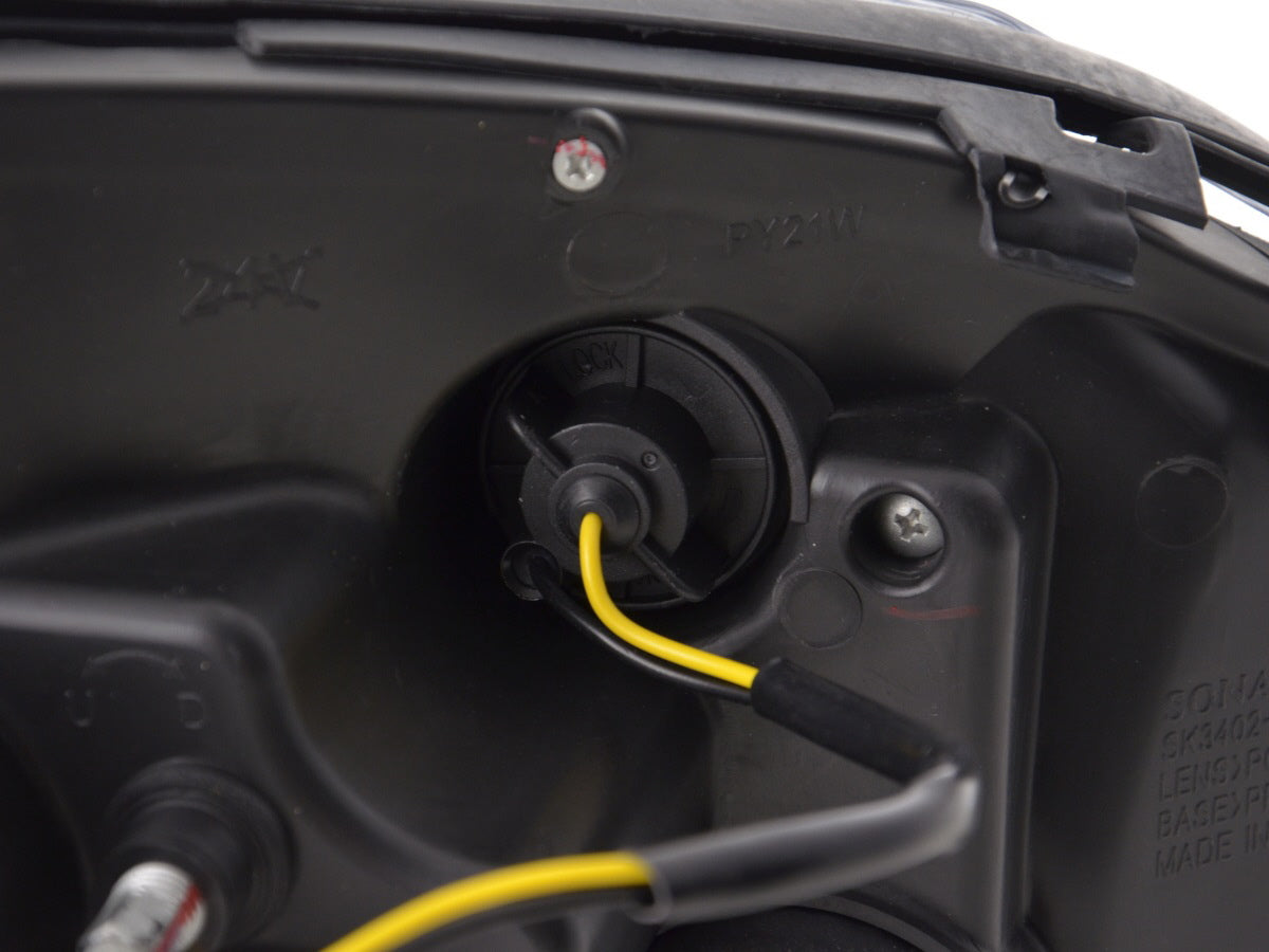 Scheinwerfer Set Daylight LED TFL-Optik Opel Vectra C Bj. 02-05 chrom für Rechtslenker