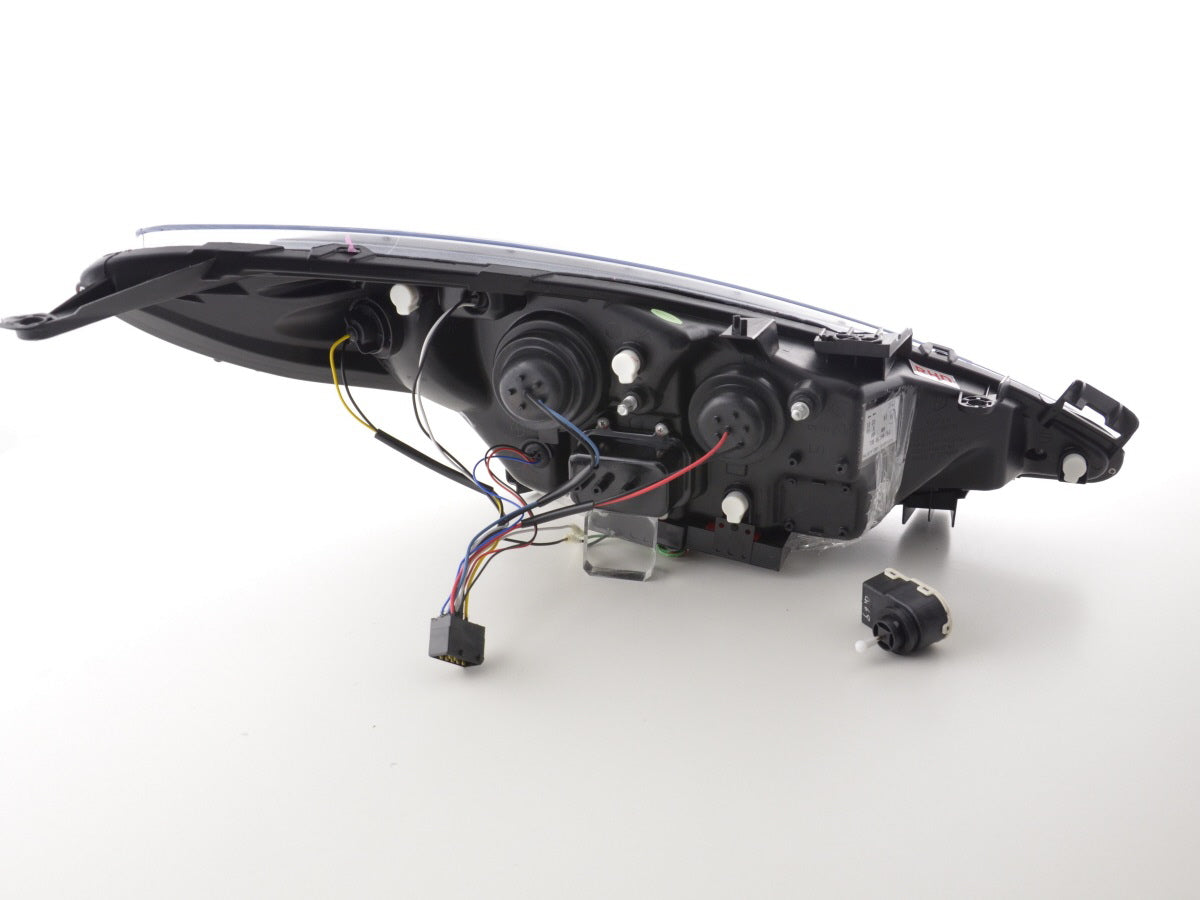 Scheinwerfer Set Daylight LED Tagfahrlicht Peugeot 207 Bj. 06- chrom für Rechtslenker