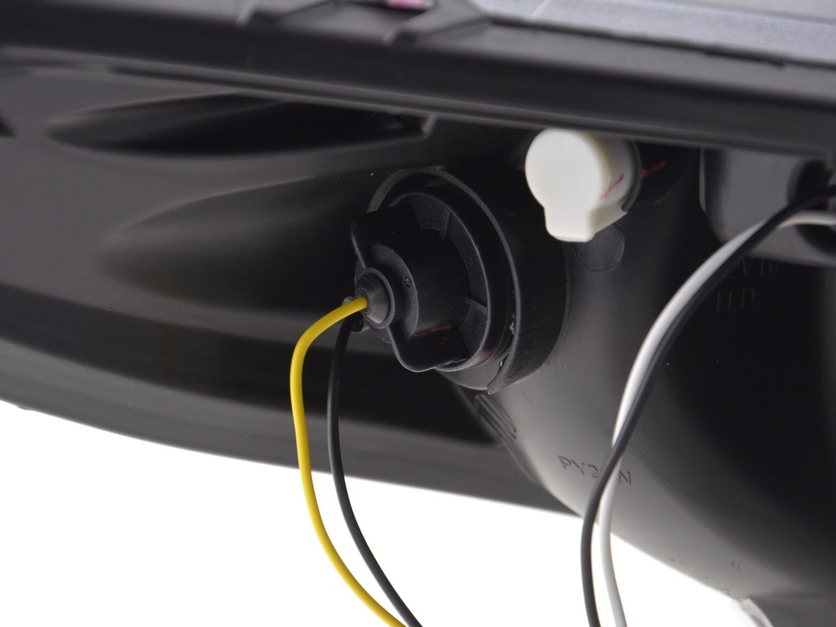 Scheinwerfer Set Daylight LED Tagfahrlicht Peugeot 207 Bj. 06- chrom für Rechtslenker