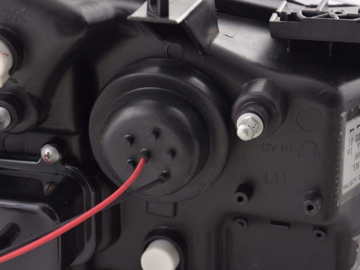 Scheinwerfer Set Daylight LED Tagfahrlicht Peugeot 207 Bj. 06- chrom für Rechtslenker