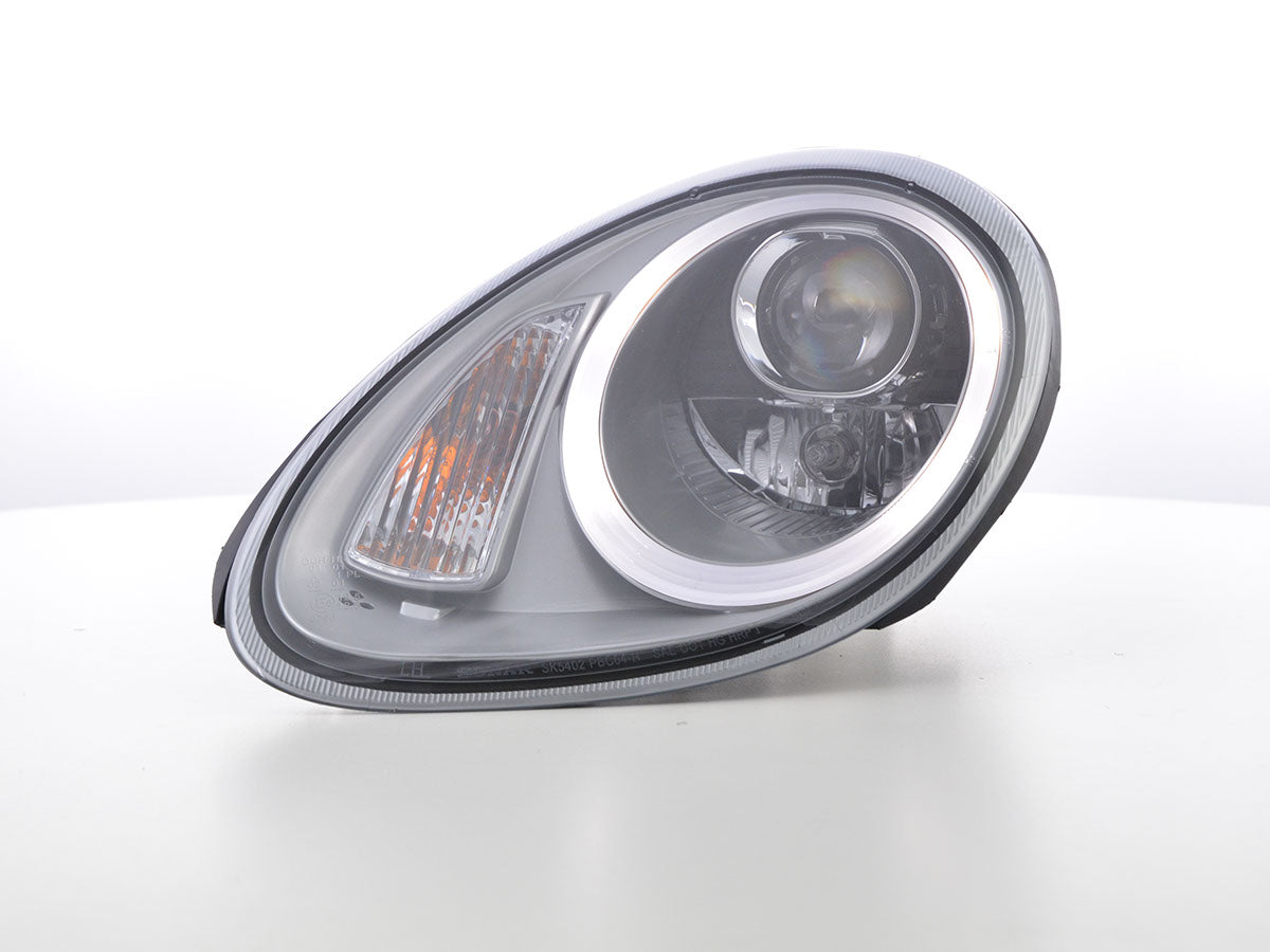 Scheinwerfer Set Daylight LED TFL-Optik Porsche Boxster (987) Bj. 04-08 silber
