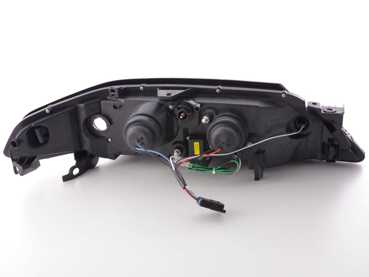 Scheinwerfer Set Daylight LED TFL-Optik Renault Laguna (Typ G) Bj. 01-05 chrom