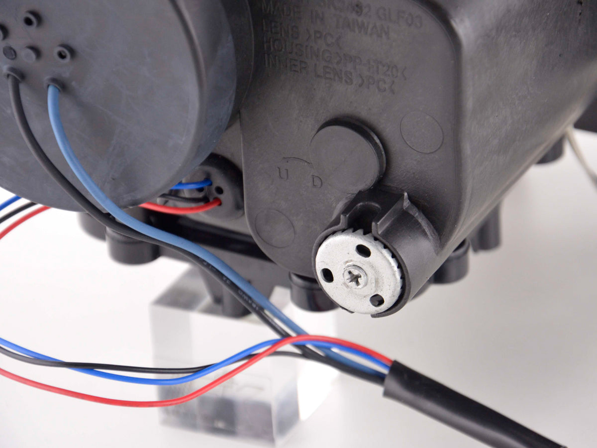 Scheinwerfer Set Daylight LED TFL-Optik VW Golf 5 Typ 1K Bj. 03-08 schwarz