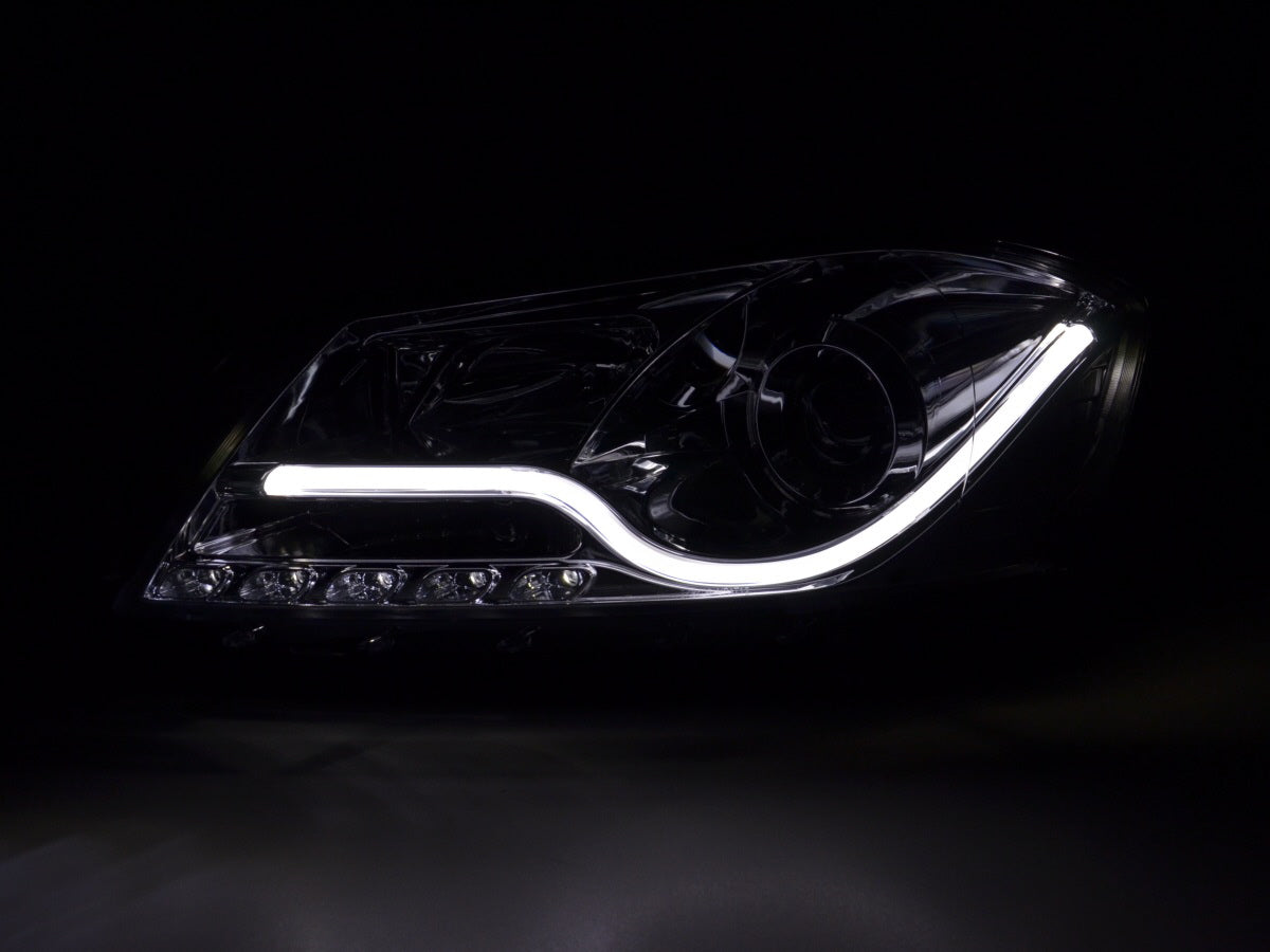 Scheinwerfer Set Daylight LED TFL-Optik VW Passat B7 3C Bj. 10- chrom