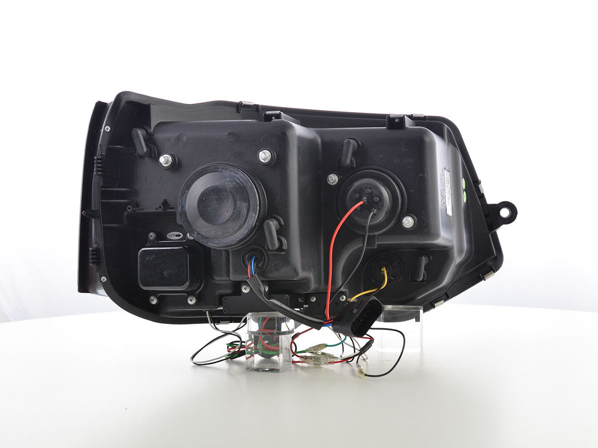 Scheinwerfer Set Daylight LED Tagfahrlicht VW Bus T5 ab 2009 schwarz