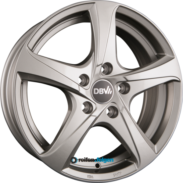 DBV 5SP 001 6.5x16 ET40 5x114.3 NB74.1 Shadow Silber