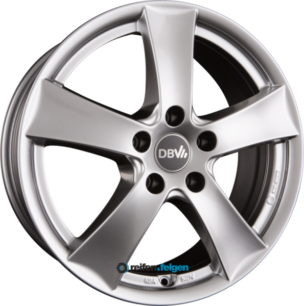 DBV 5SP 006 7x17 ET42 5x105 NB56.6 Shadow Silver