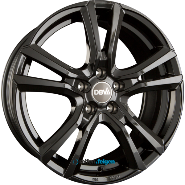 DBV ANDORRA 7.5x17 ET35 5x112 NB74.1 Schwarz