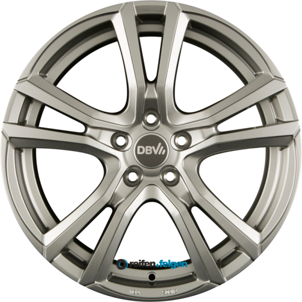 DBV ANDORRA 7.5x17 ET35 5x112 NB74.1 Shadow Silber lackiert