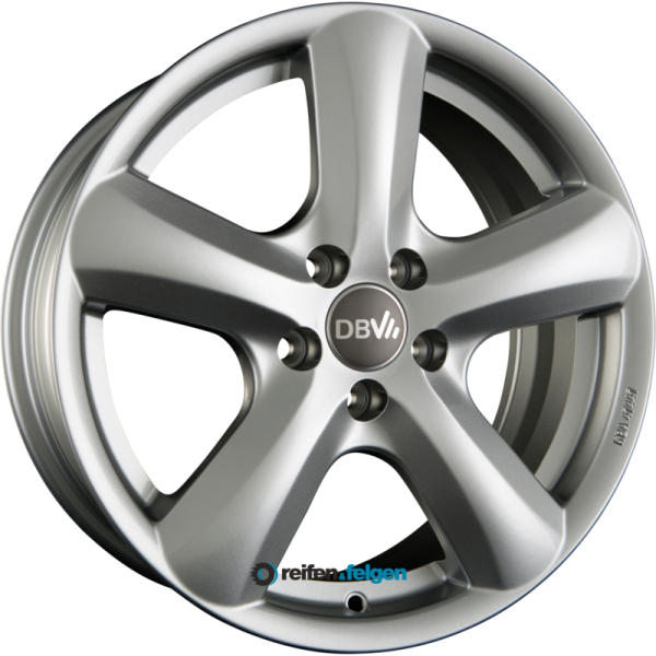 DBV SAMOA 6x15 ET45 5x112 NB57.1 Metallic Silber