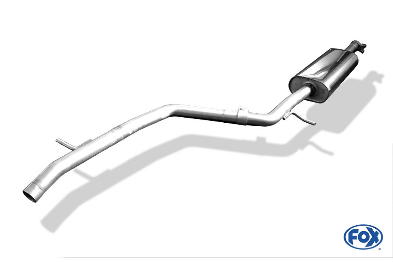 Fox Vorschalldämpfer Auspuff Sportauspuff für Dacia Logan Kombi 1.4l 55kW 1.6l