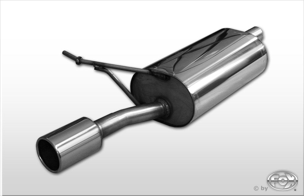 Fox Auspuff Sportauspuff Endschalldämpfer für Dacia Duster 4x2 1.6l 77kW 1.5l