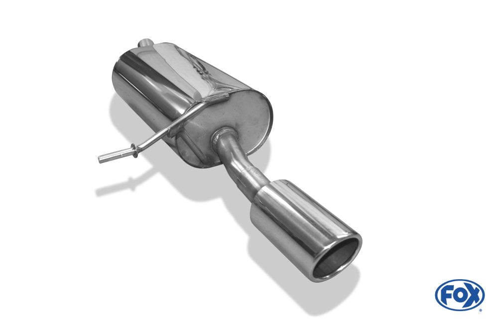 Fox Auspuff Sportauspuff Endschalldämpfer für Dacia Duster 4x2 1.6l 77kW 1.5l