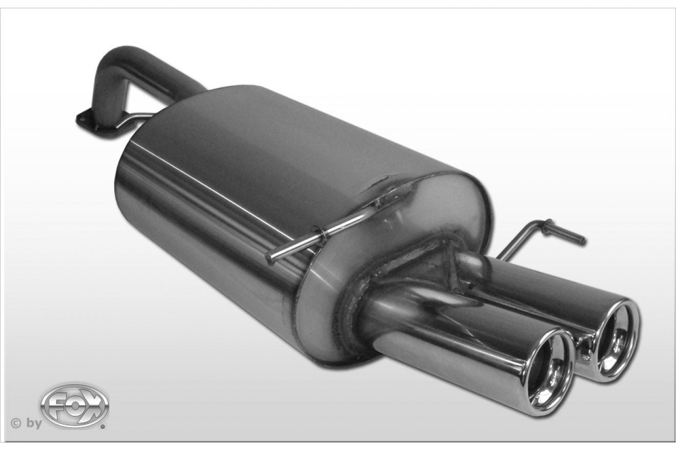 Fox Auspuff Sportauspuff Endschalldämpfer für Deawoo Lacetti Stufenheck/Kombi