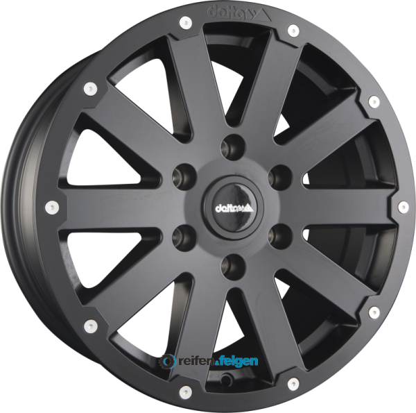DELTA 4x4 HANMA 8.5x17 ET45 6x130 NB84.1 Schwarz Matt