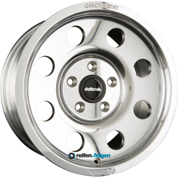 DELTA 4x4 LEGACY FORGED 8x16 ET0 5x139.7 NB108.1 Polished - Alu Poliert ohne Klarlack