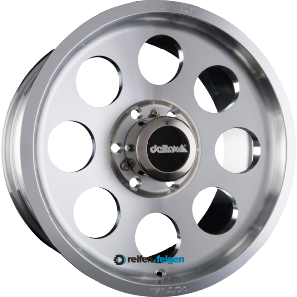 DELTA 4x4 LEGACY FORGED 9x18 ET37 6x130 NB84.1 Polished - Alu Poliert ohne Klarlack