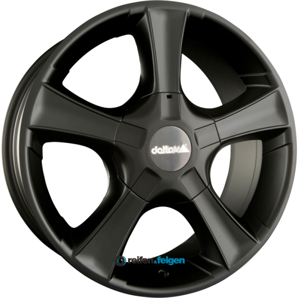 DELTA 4x4 SINS 8x18 ET25 6x114.3 NB66.1 Black - Mattschwarz