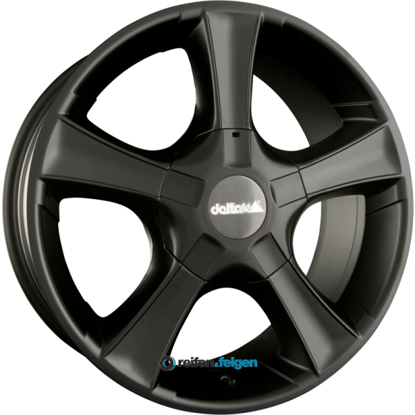 DELTA 4x4 SINS 8x18 ET30 5x114.3 NB66.1 Black - Schwarz Matt