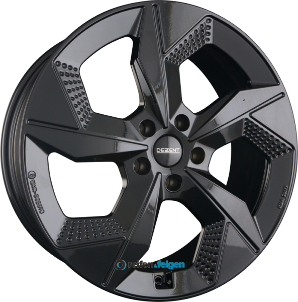 DEZENT AO 7.5x18 ET40 5x112 NB57.1 BLACK - Schwarz werk91-4 7,5x18 ET40 5x112 Alufelge Schwarz