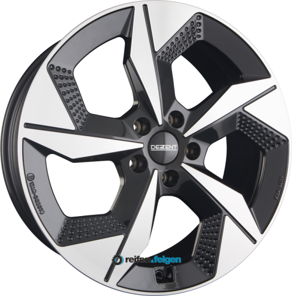 DEZENT AO 8x20 ET50 5x108 NB63.4 DARK - Black Polished