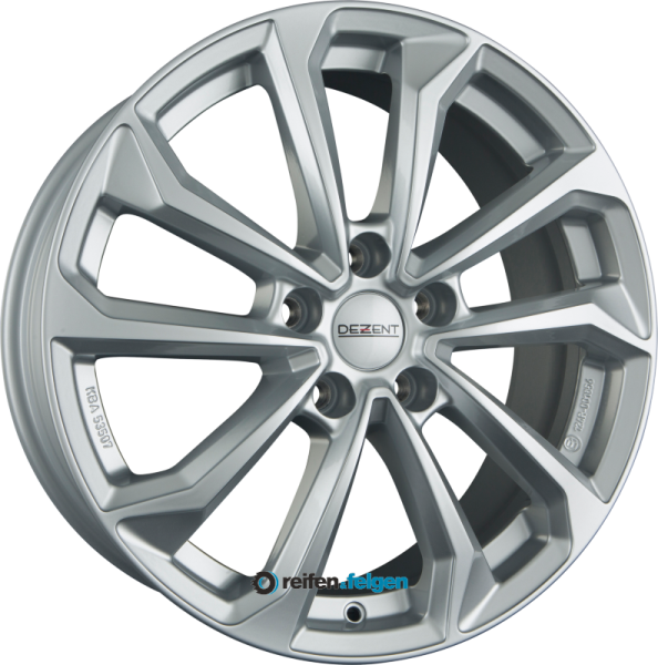 DEZENT KS 7.5x18 ET50 5x114.3 NB67.1 Silber