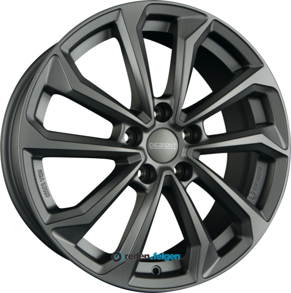 DEZENT KS 7.5x18 ET55 5x114.3 NB67.1 Graphite Matt