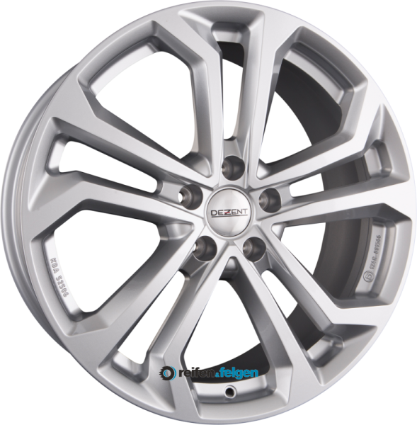 DEZENT TA 7x18 ET50 5x114.3 NB60.1 Silber