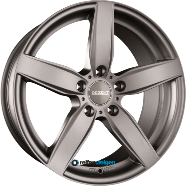 DEZENT TB 7.5x17 ET52 5x112 NB66.6 GRAPHITE - Graphit Matt werk91-4 7,5x17 ET52 5x112 Alufelge Graphit