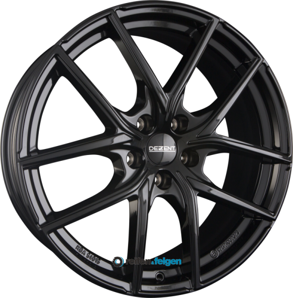 DEZENT TO 7x17 ET45 5x112 NB57.1 BLACK - Schwarz