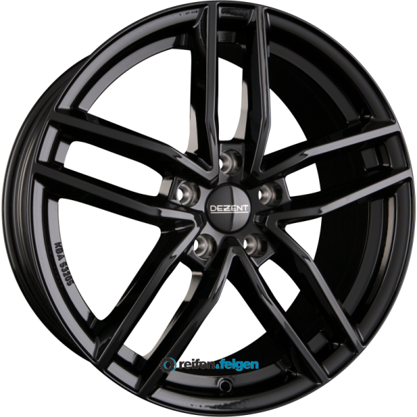 DEZENT TR 7.5x17 ET36 5x112 NB66.6 BLACK - Black